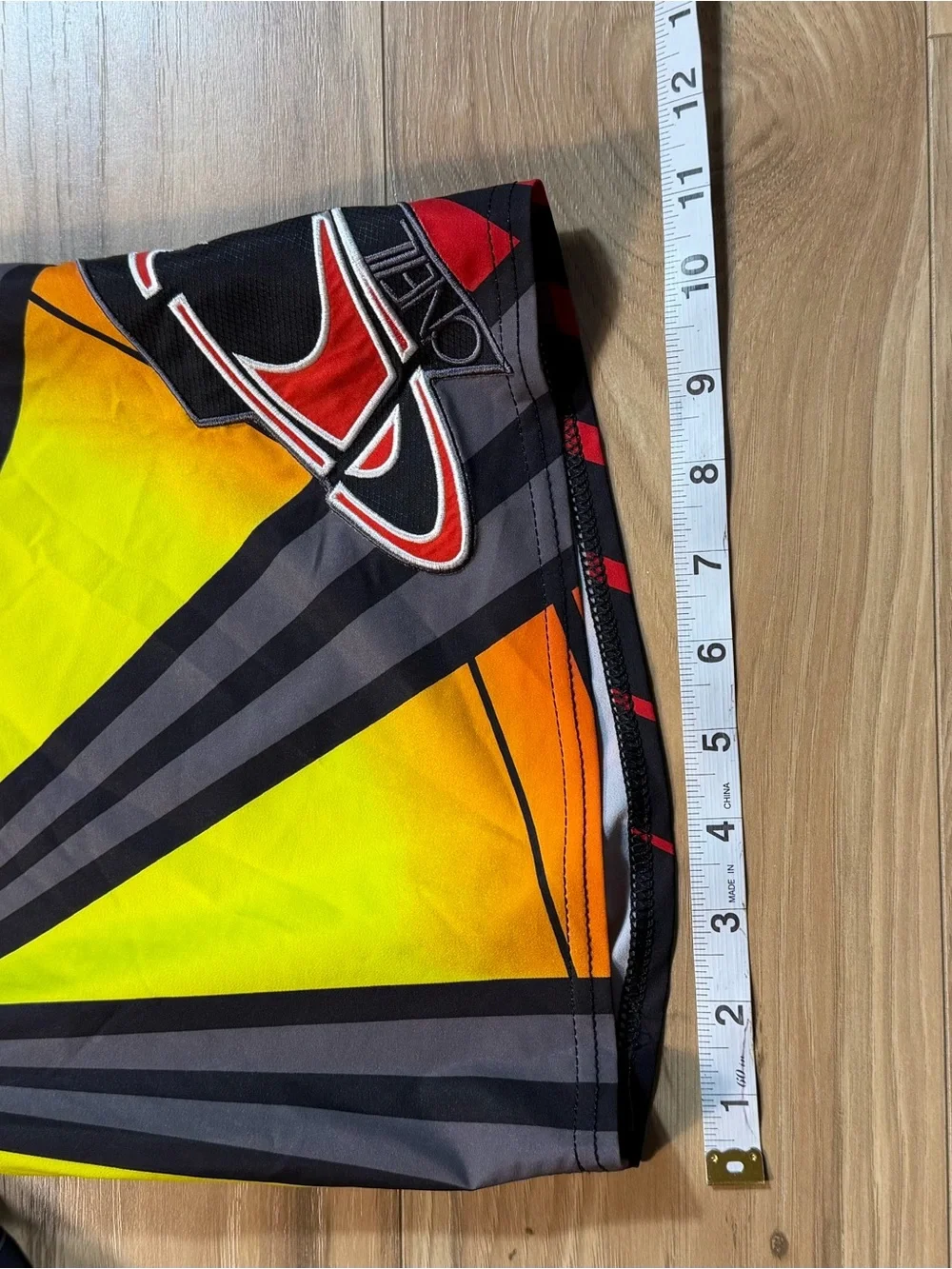 O'Neill Black & Neon Yellow Graphic Boardshorts